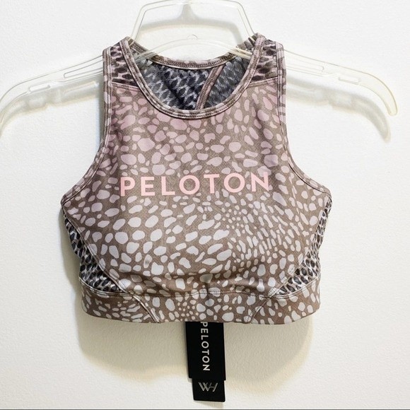 Peloton X WITH Collab NWT Riverstone High Neck Sports Bra XS - Picture 3 of 12